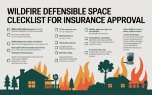 Wildfire Defensible Space Checklist Insurers