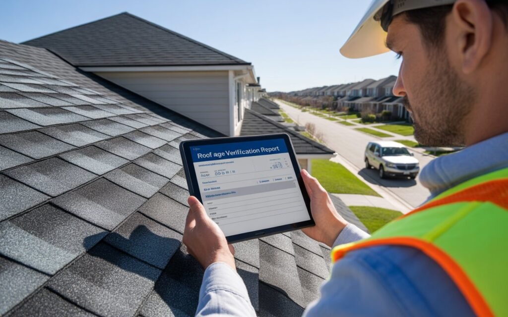 Roof Age Verification for Home Insurance